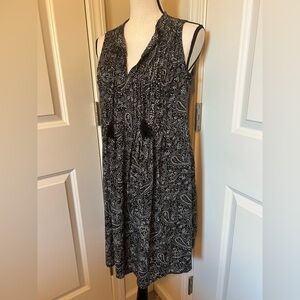 Black Paisley Women's Dress